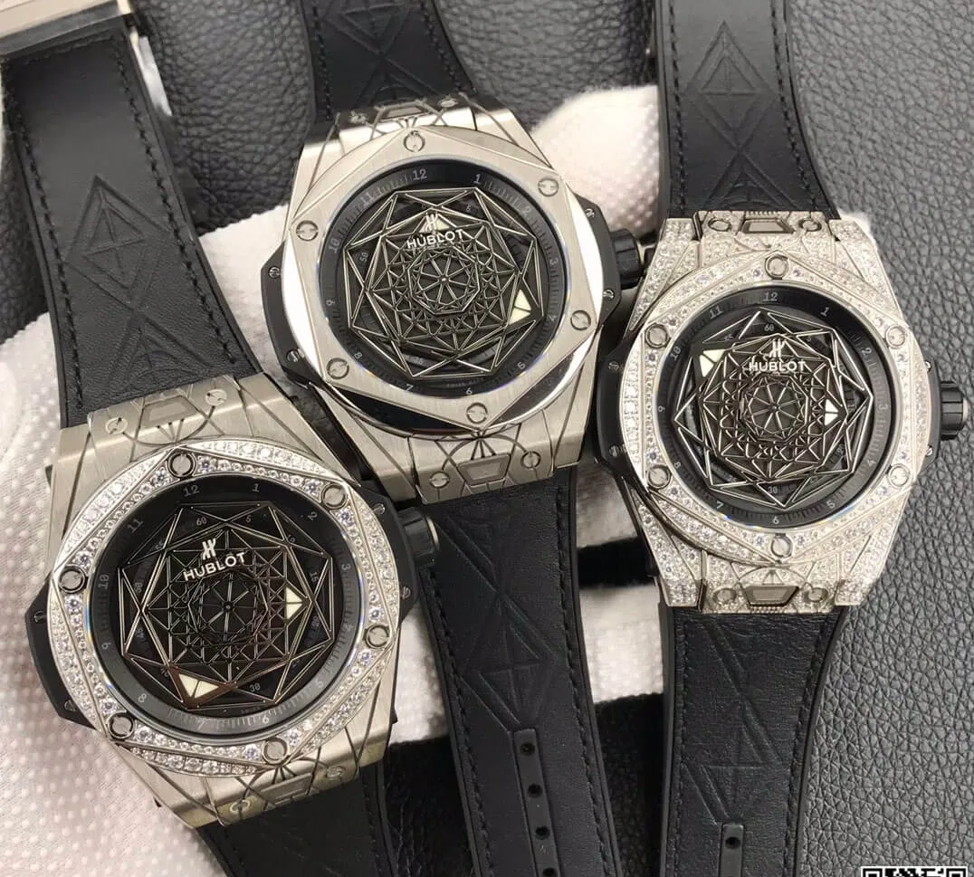Hublot Big Bang 415.NX.1112.VR.1704.MXM17 WWF Factory 1:1 Best Edition Replica Watch Black Strap